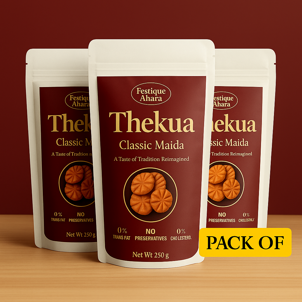 Festique Ahara Thekua – Classic Maida (Pack of 3 | 250g x 3)