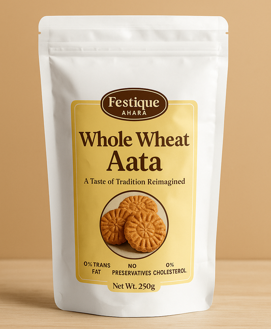 Festique Ahara Thekua – Whole Wheat Aata (250g)